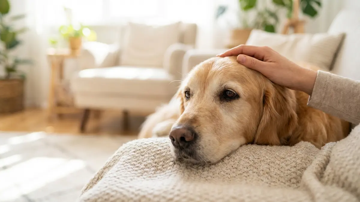 リラックスしている犬