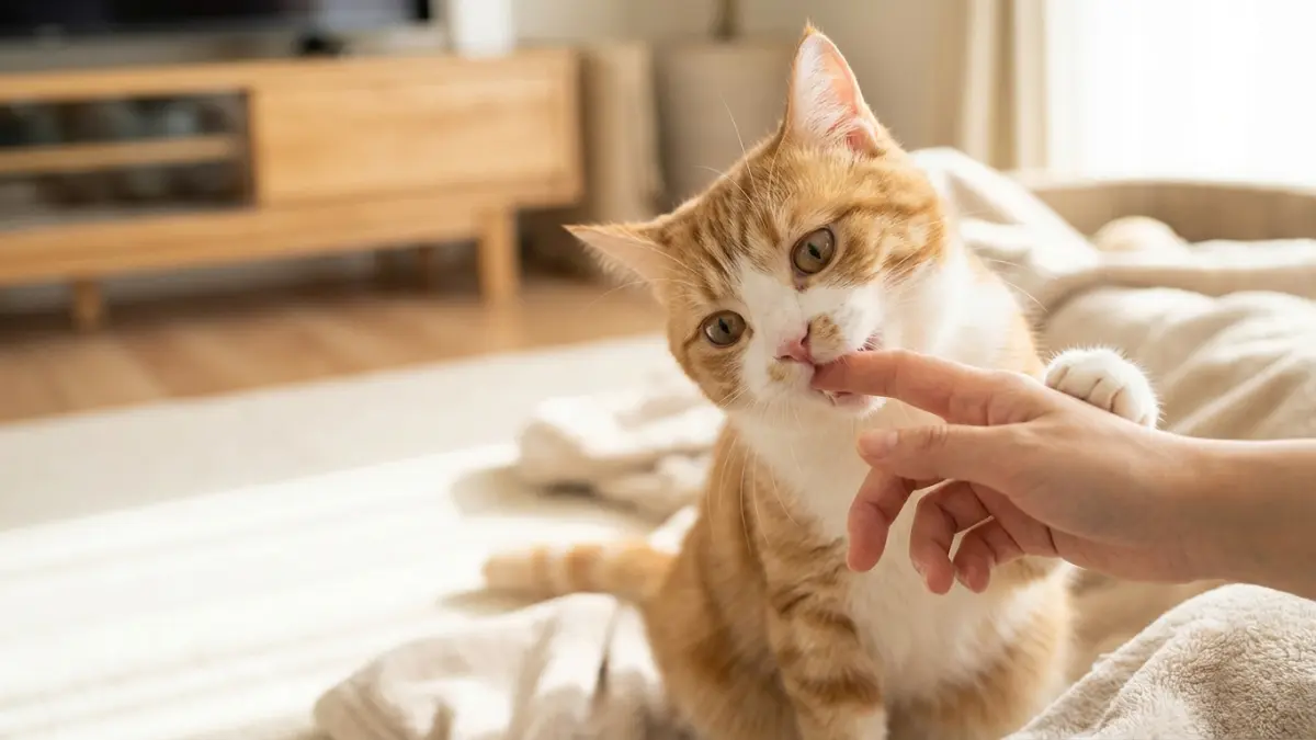 猫の噛み癖の治し方・対処法